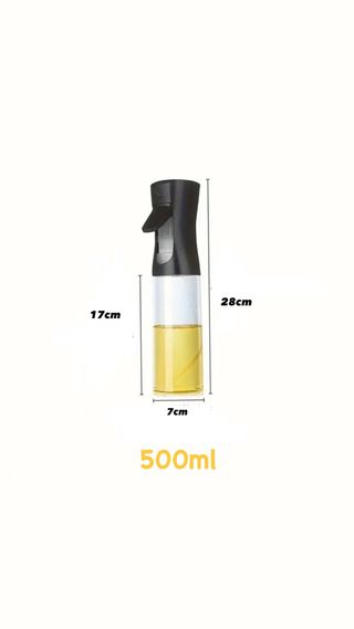 Spray Olio Cucina Trasparente Nero