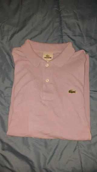 Polo Lacoste Rosa Taglia L