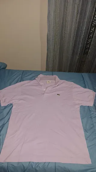 Polo Lacoste Rosa Taglia L