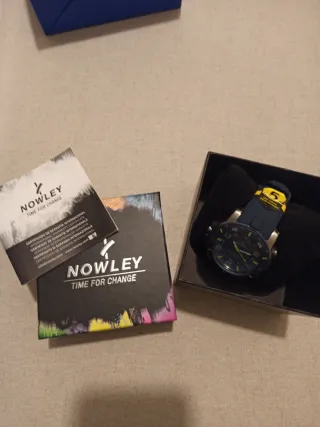 Reloj Nowley Hombre Azul y Plateado sin estrenar