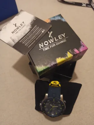 Reloj Nowley Hombre Azul y Plateado sin estrenar