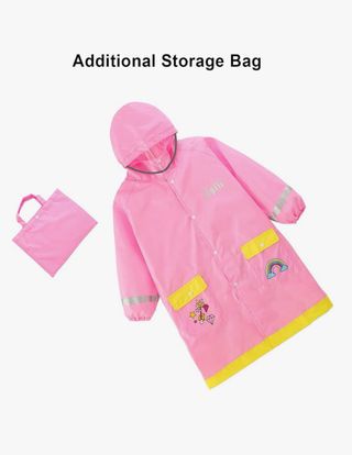 Chubasquero niña para mochila, talla 8 a 12 años.