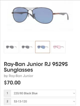 Gafas de sol Ray-Ban niño/a