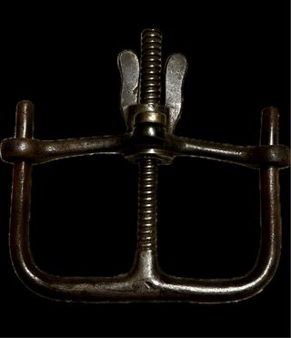 Manette antiche in ferro XIX XX sec. Schiavettoni