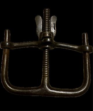 Manette antiche in ferro XIX XX sec. Schiavettoni