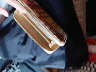 Portafogli con stampa di edifici