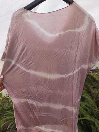 Camiseta rosa tie-dye