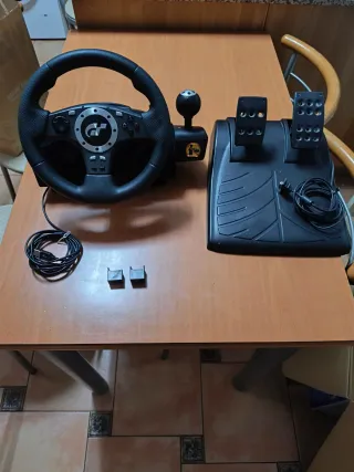 Lote PS2 + Volante Logitech Driving Force Pro