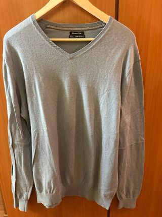 massimo dutti 2 Jersey Lana Algodón Cachemire