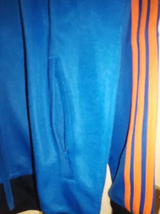 Chaqueta Adidas Azul y Naranja
