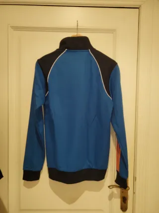 Chaqueta Adidas Azul y Naranja