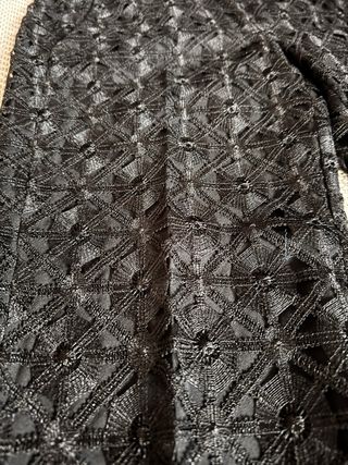 Pantalones elegantes de encaje negros