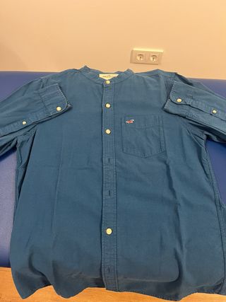 Camisa Hollister azul talla M