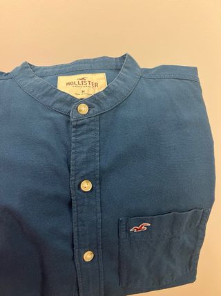 Camisa Hollister azul talla M