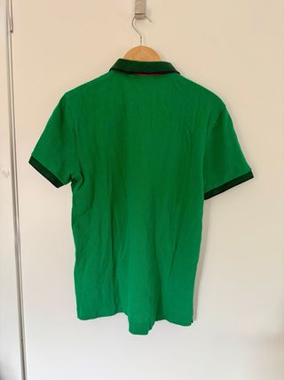 Polo Lacoste Verde con Bolsillo