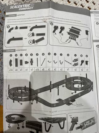 Scalextric Compact - Pista y Coches