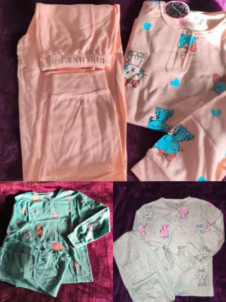 Pijamas niña 13/14 y 15/16 años
