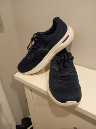 Zapatillas deportivas hombre azul y blanco