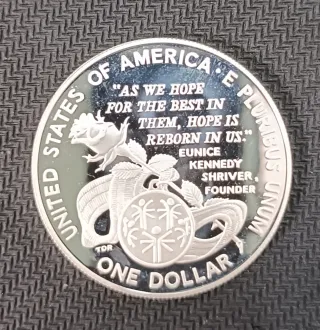 Dólar Plata 1995 Special Olympics World Games