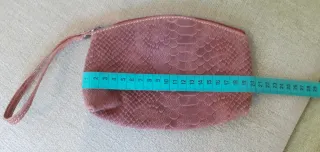 Cartera de mano piel auténtica