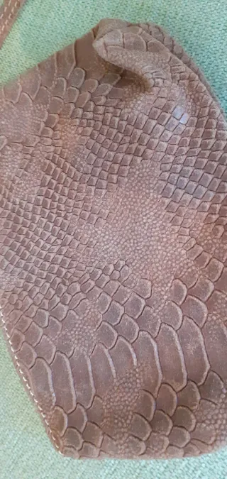 Cartera de mano piel auténtica