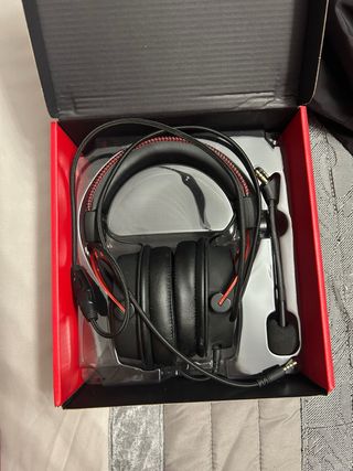 Cascos Gaming HyperX Negro/Rojo