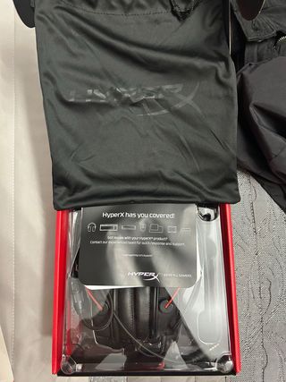 Cascos Gaming HyperX Negro/Rojo