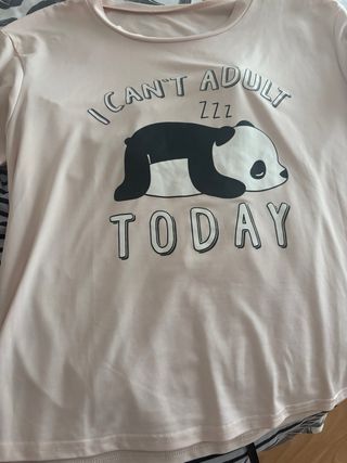 Pijama mujer talla S I CAN'T ADULT