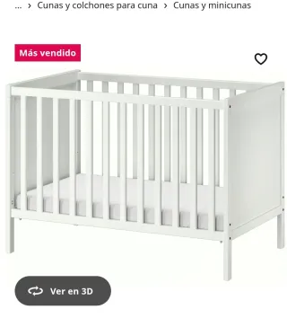 Culla bianca Ikea