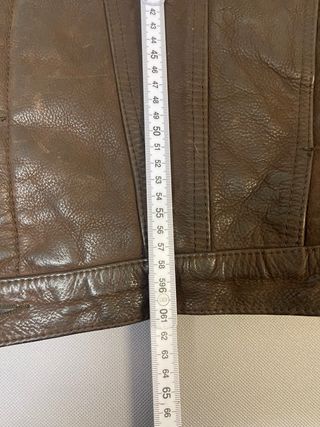 Chaqueta Cuero Vintage Chevignon Talla L