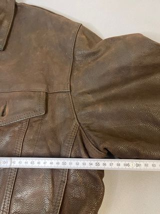 Chaqueta Cuero Vintage Chevignon Talla L