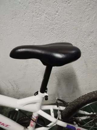 Bicicleta niña 20 blanca y rosa