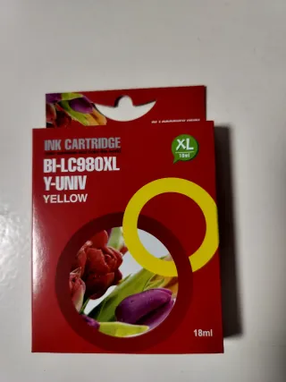 Tinta compatible para impresora Brother.