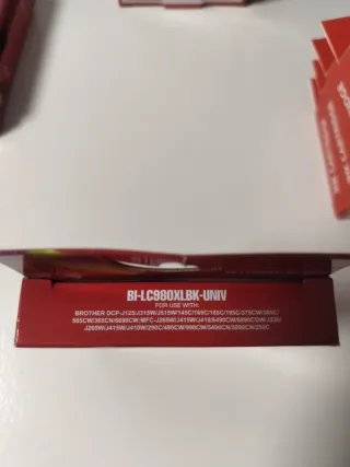 Tinta compatible para impresora Brother.