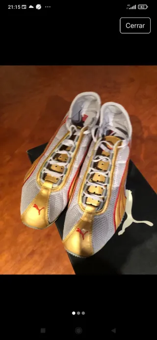 Zapatillas Puma H Street Oro y Blanco