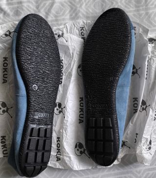 Manoletinas Kokua azul grisáceo T 41