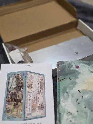 Angolo dei Libri Fai Da Te in Legno sulla Vita di Su Dongpo