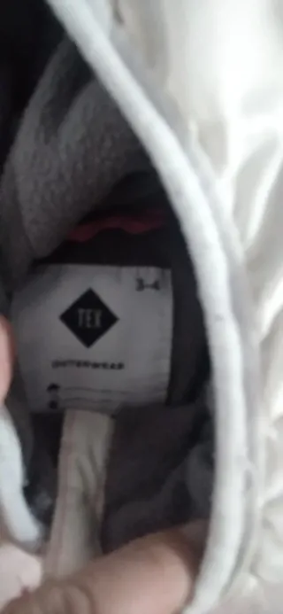 Chaqueta infantil degradada rosa y blanca