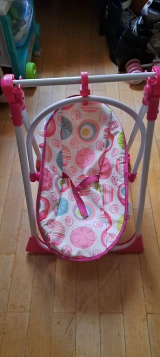 Cestello per bambole rosa