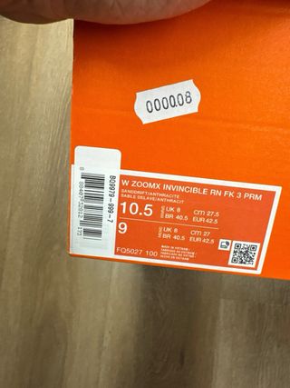 Nike Invincible Run 3 Tg 42.5 Nuove