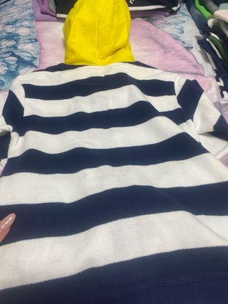 Chaqueta Mayoral niño rayas azul y amarillo