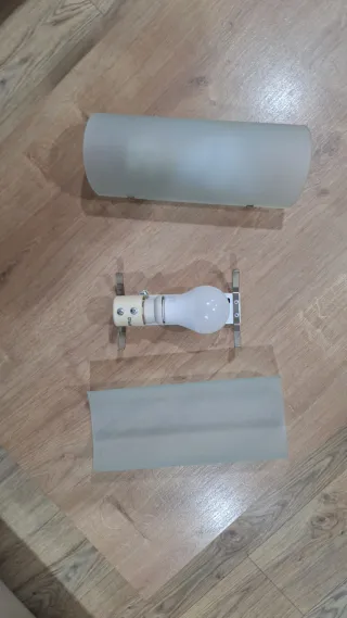 Lampade da parete cilindriche (2 unità)