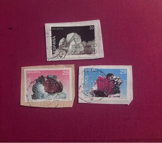 Lote Sellos España Minerales