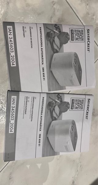 Panificadora Silvercrest (Lidl) - Buen Estado