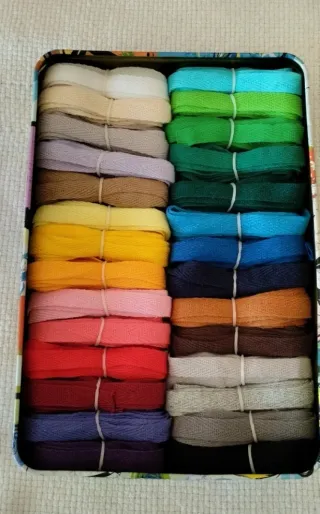 Cintas de costura de colores