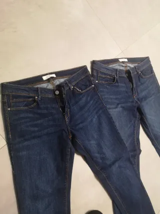 Lote 2 vaqueros Springfield Mujer Azul Marino