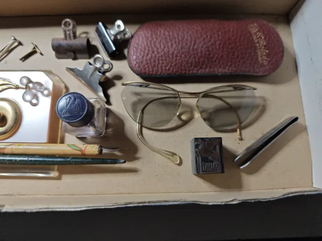 Lote antiguo escritura y papelería