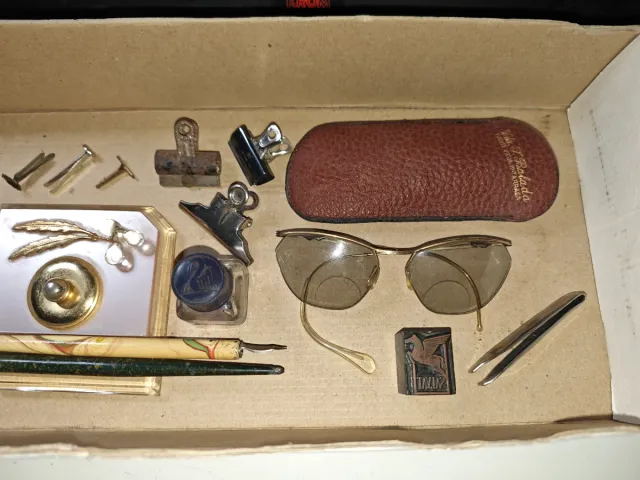 Lote antiguo escritura y papelería