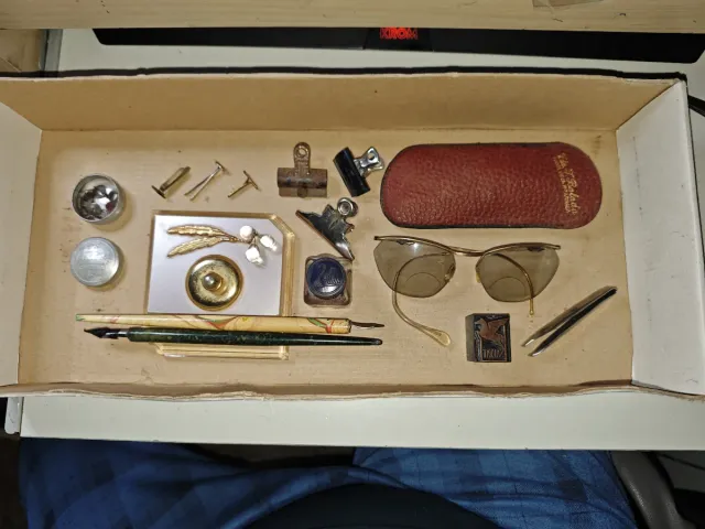 Lote antiguo escritura y papelería