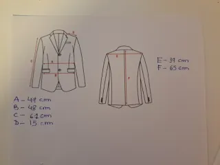 Americana Sfera niño azul talla 13-14 años